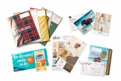 ett urval av adresserad direktreklam – ADR.