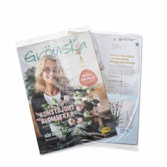 Inplastade mailingar från Blomsterlandet