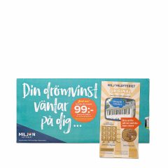 oöppnad selfmailer "Miljonlotteriet"