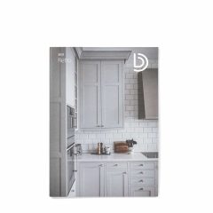Linnetrådsbunden katalog "Beslag Design". Klimatkompenserad via CO2-SMART™.