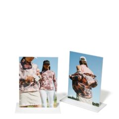 Bordsskyltar "Röhnsich", bestående av två delar i Forex-material.