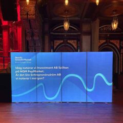 Ljusbox med 4 sektioner.