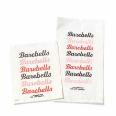 Godispåsar "Barebells" i två olika storlekar.