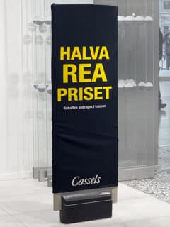 larmbågsöverdrag i stretchpolyester "Cassels".