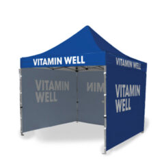 Tält med tryck "Vitamin Well".
