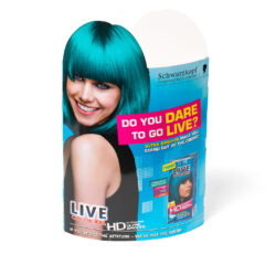 Figurstansad bordspopup, "Schwarzkopf".