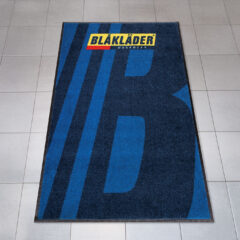 Matta med tryck "Blåkläder".