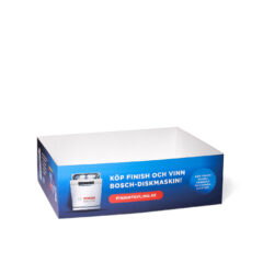 Måttskuret pallsvep "Finish", anpassat för 1 pall, med kardborreknäppning.