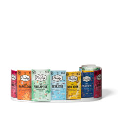 Figurstansat pallsvep "Paulig"