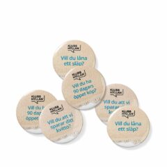 Kampanjknappar "Netonnet Klubbhyllan".