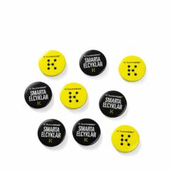 Kampanjknappar "Crescent".