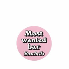 Fönsterdekal "Barebells", pvc-fri och limfri.