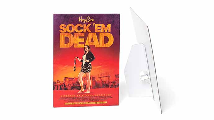 Skylt med hjärtstöd